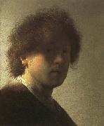 Rembrandt van rijn, Self-Portrait as a Young Man